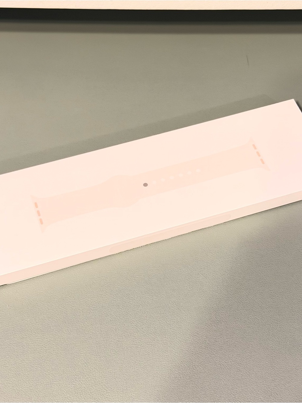 New Apple Light Blush Silicone Apple Watch Band 46mm M/L